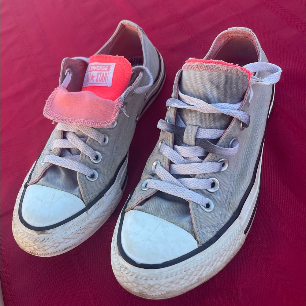 Womens Converse All Star double tongue